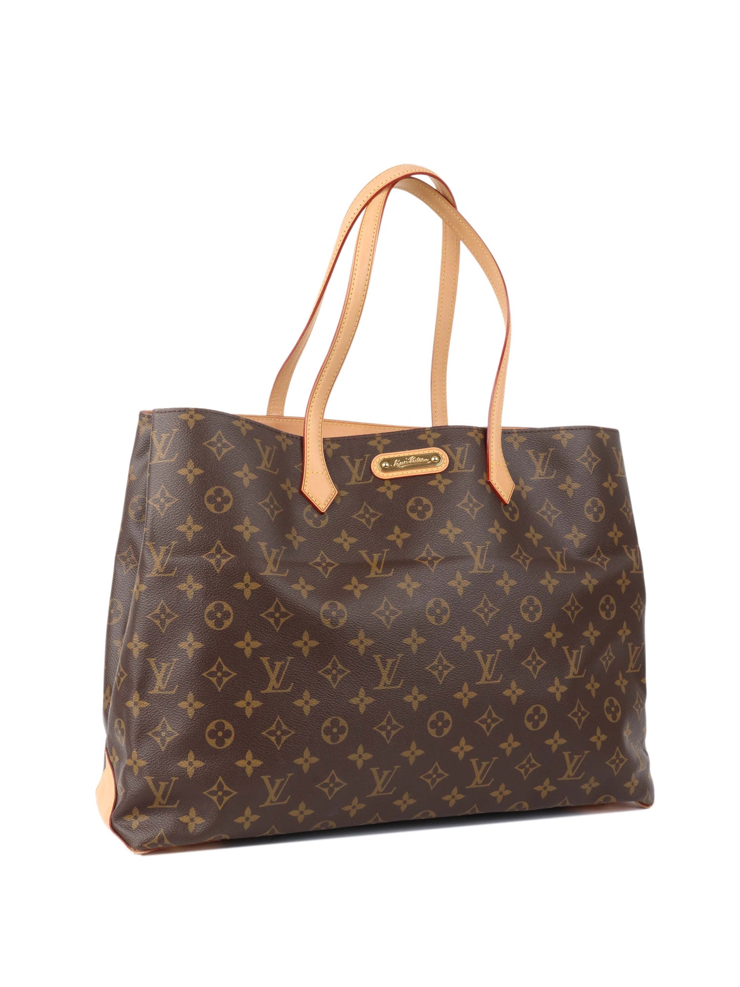 Louis Vuitton Monogram Wilshire GM Tote Bag.