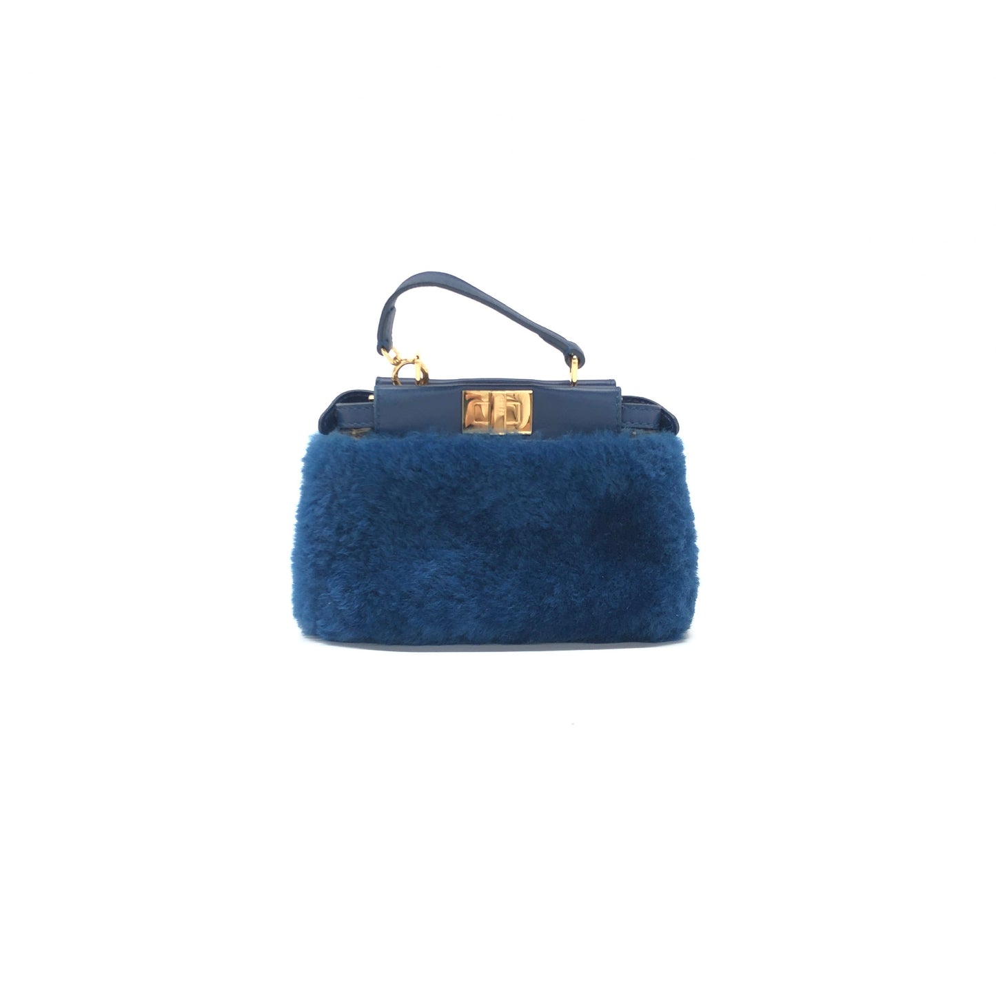 Fendi Fendi Strike Large Canvas Leather Backpack