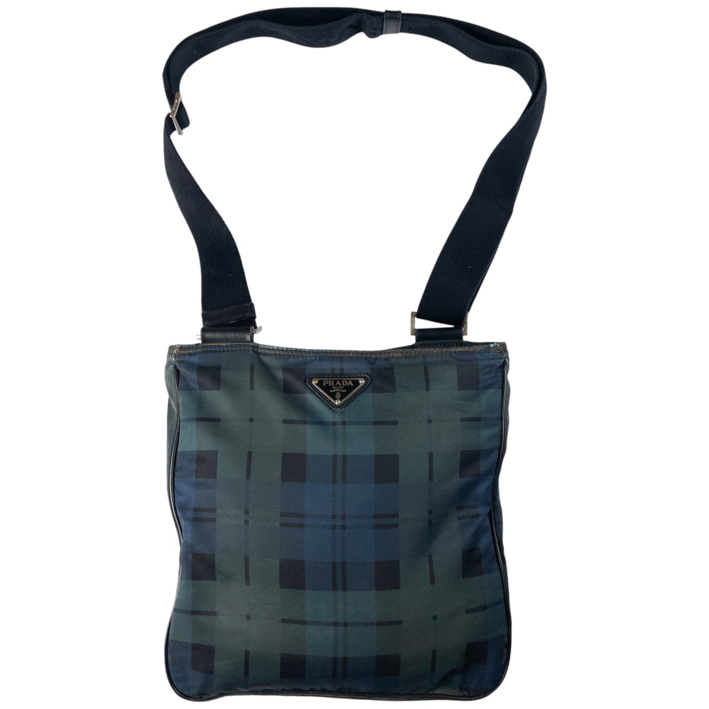 Prada Tartan Crossbody Bag