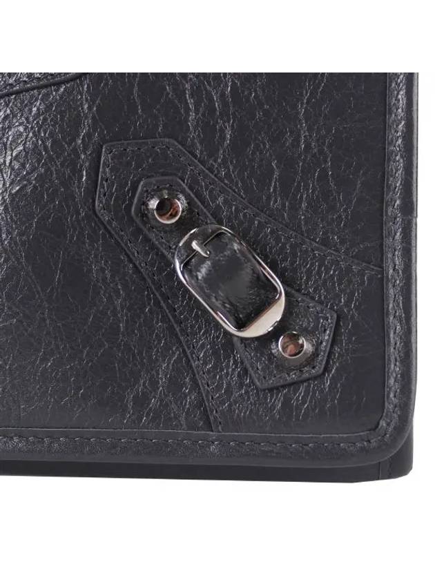 Luxury Balenciaga Trending 2026 Classic Leather Clutch Bag Grease Fosil