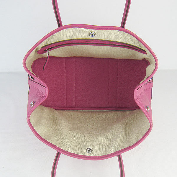 Luxury Hermes Garden Party Handbag Peach