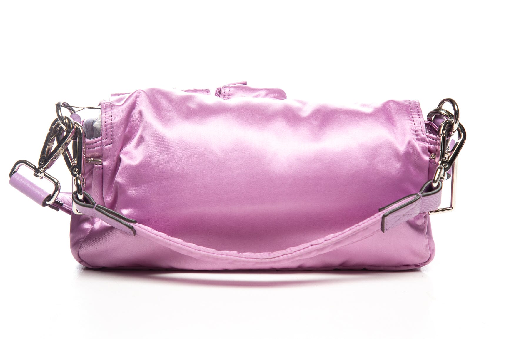 Fendi 2022 Purple Nylon Multi Pocket Baguette