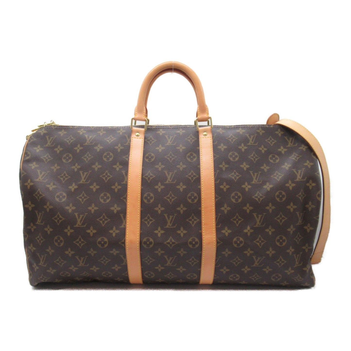 Louis Vuitton Keepall Bandouliere 55 Boston Bag Boston Bag PVC Coated Canvas Monogram Brown M41414