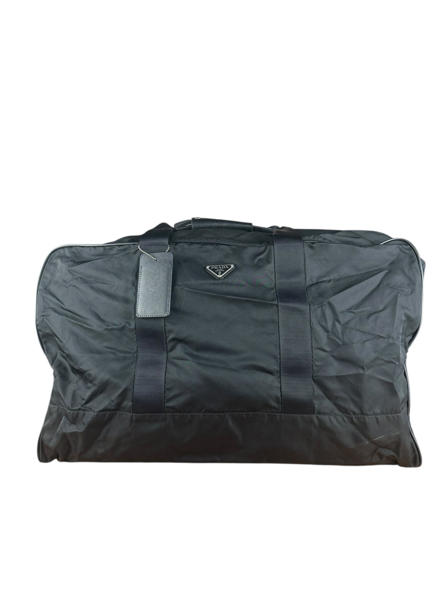 Prada Black Nylon Duffle Bag