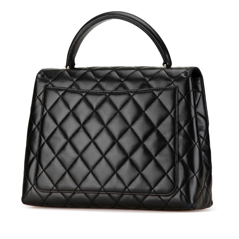 Chanel Matelasse Coco Top Handle Flap Bag Lambskin Shoulder Bag