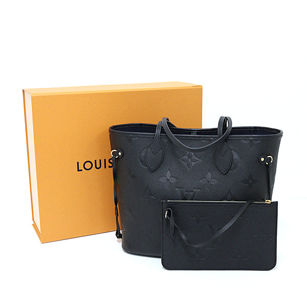 LOUIS VUITTON Tote Bag Monogram Empreinte, Empreinte leather black Monogram �E An plant Neverfull MM Women