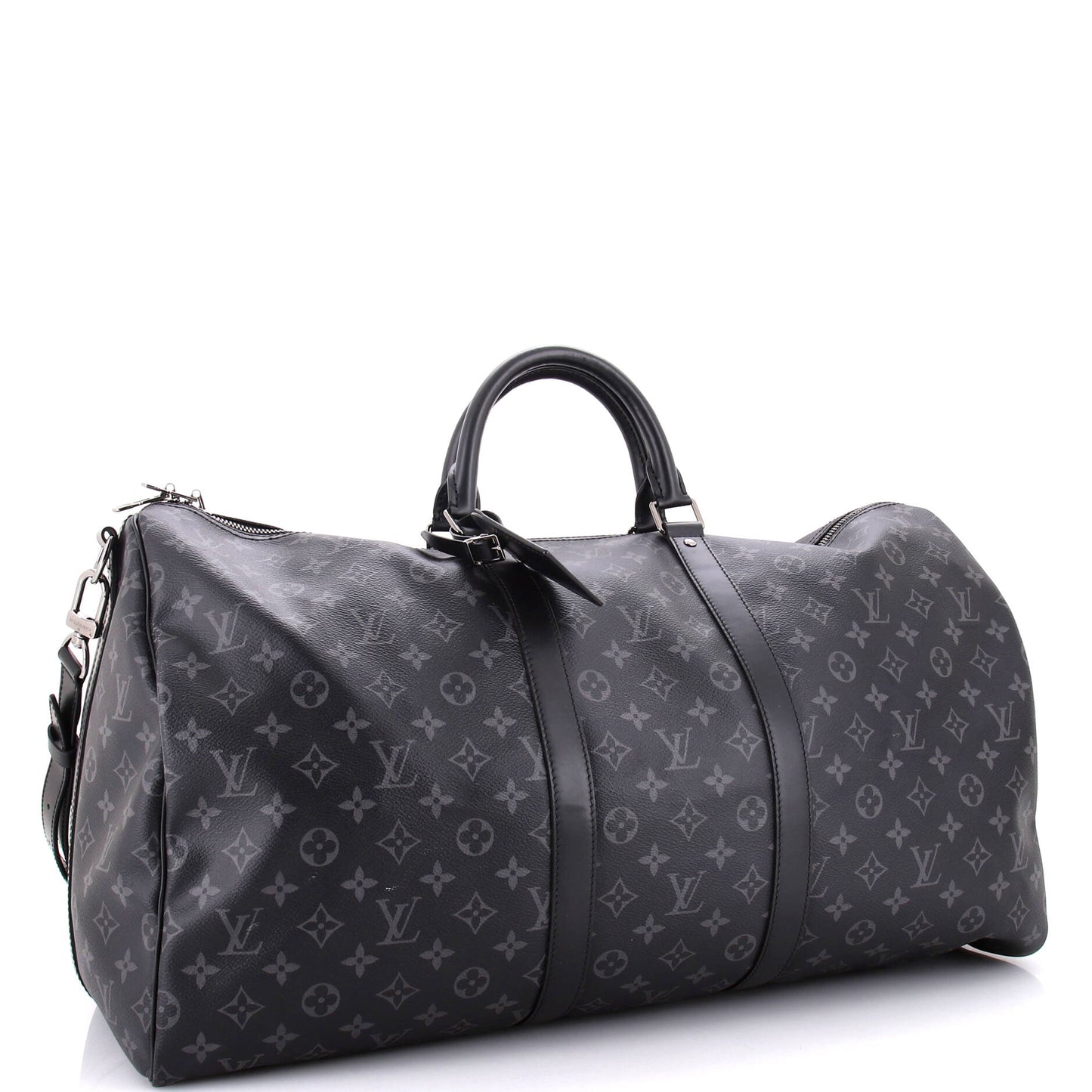 Louis Vuitton Keepall Bandouliere Bag Monogram Eclipse Canvas 55