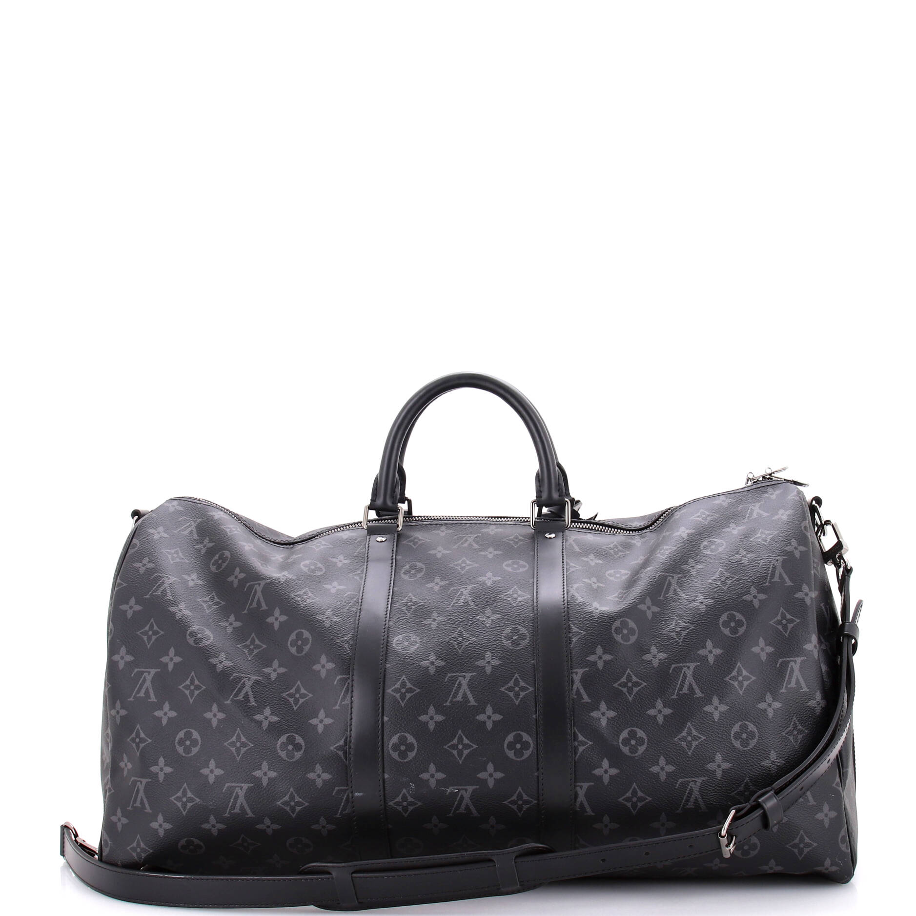 Louis Vuitton Keepall Bandouliere Bag Monogram Eclipse Canvas 55