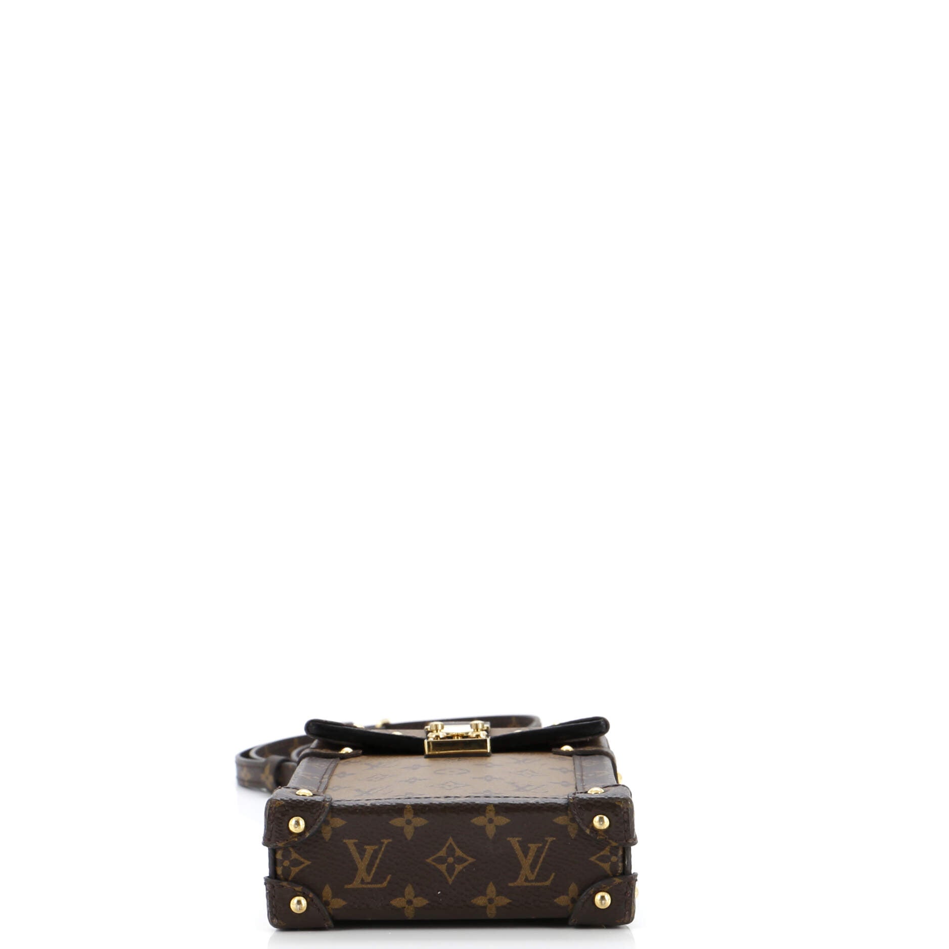 Louis Vuitton Vertical Trunk Pochette Reverse Monogram Canvas