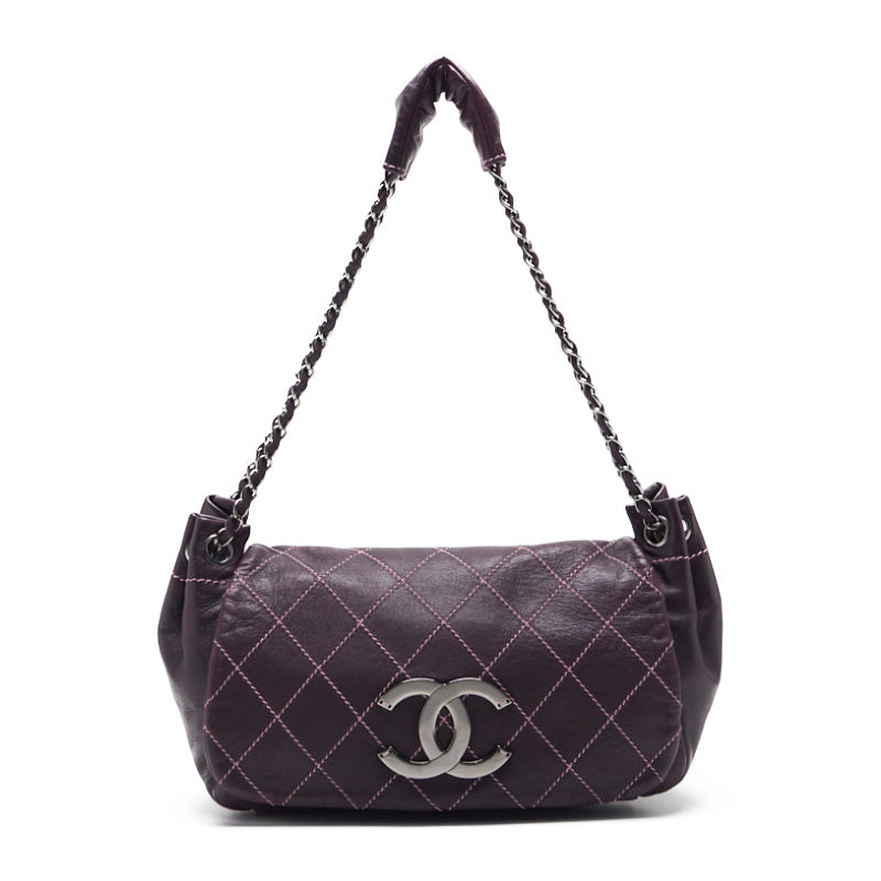 CHANEL CHANEL Wild Stitch Coco Chain Shoulder Pearl (Silver ) Shoulder Bag Mini Shoulder Bag Shoulder Bag Hybrid Delivery] Dutch Shark Online