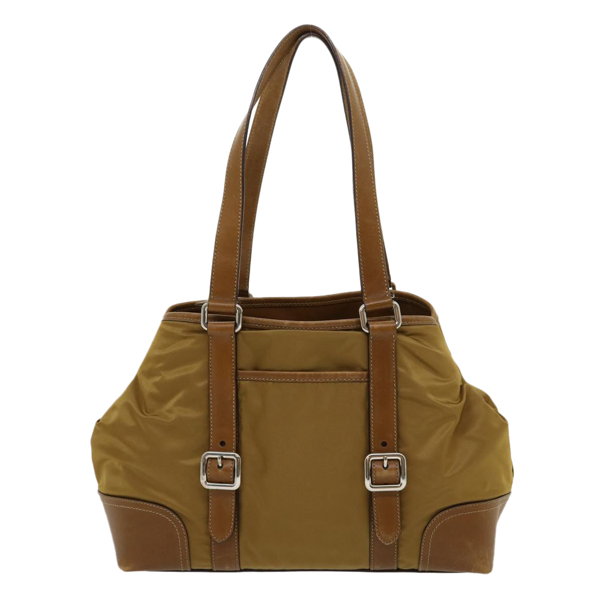 Prada Shoulder Bag Nylon Khaki
