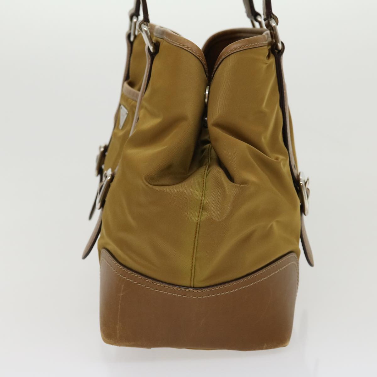 Prada Shoulder Bag Nylon Khaki