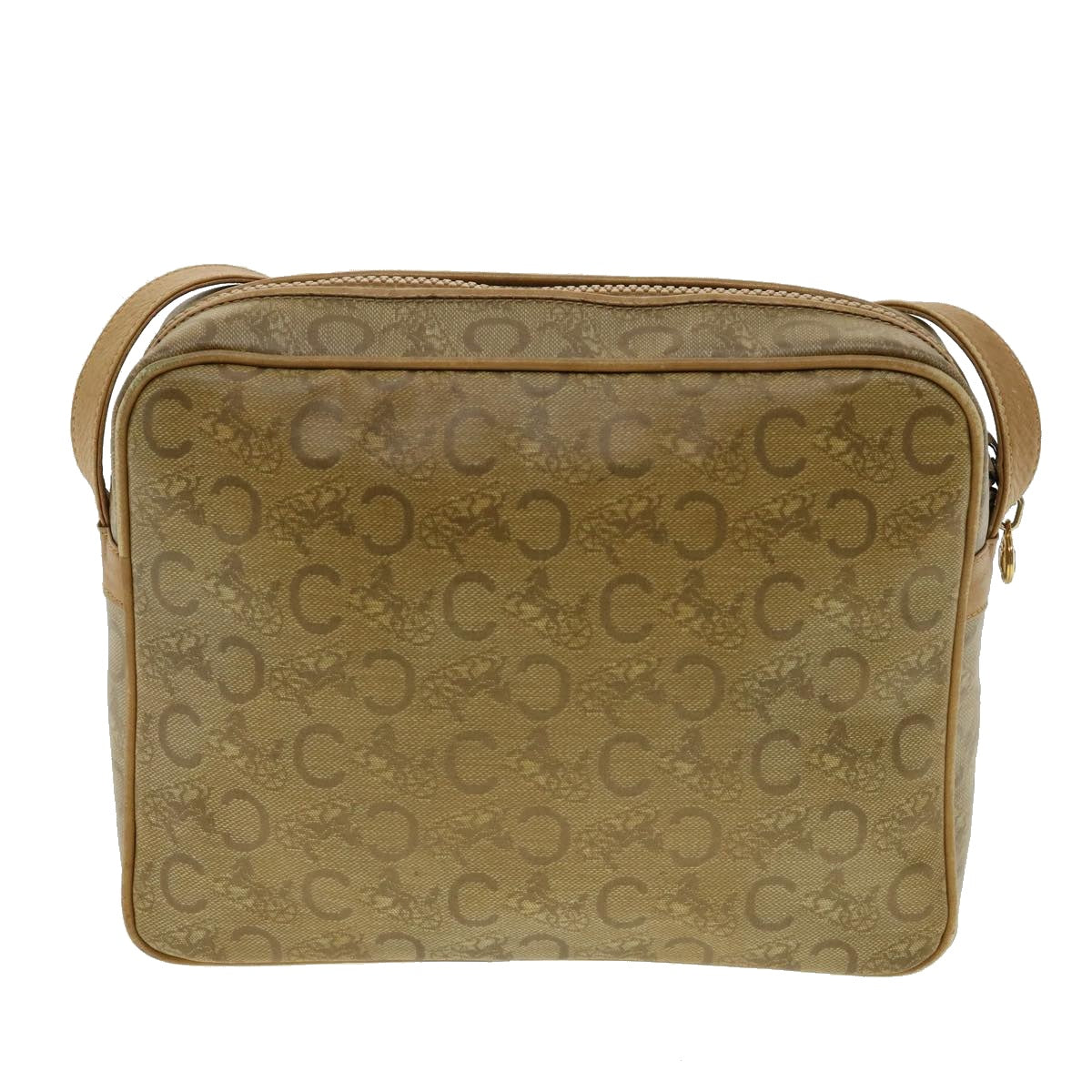 Luxury CELINE Shoulder Bag Enamel Beige 31529