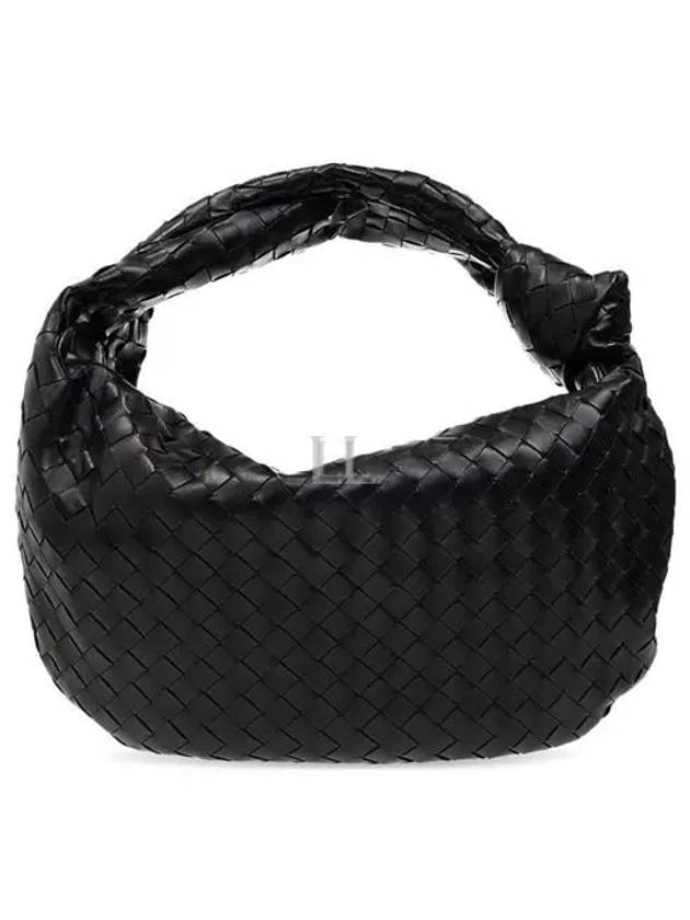 Luxury Bottega Veneta Intrecciato Jody Small Shoulder Bag Black