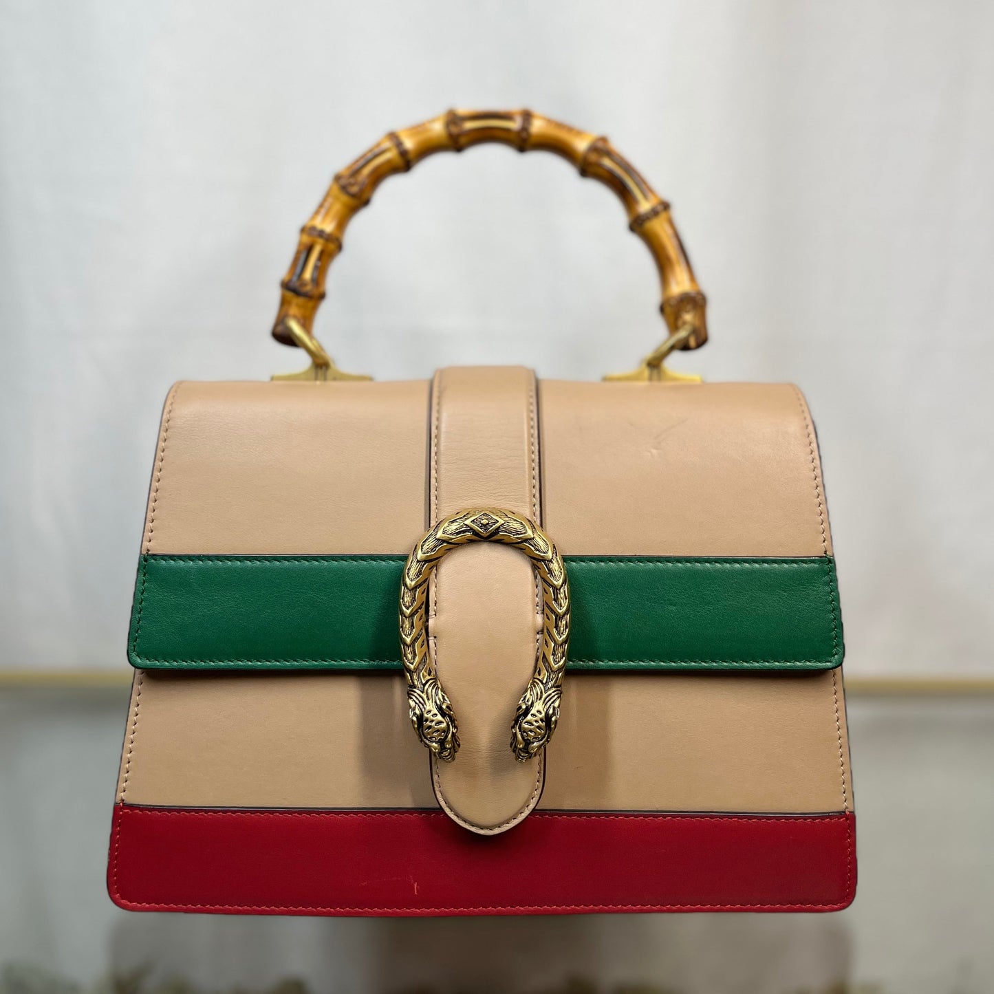 Gucci Leather Top Handle Shoulder Bag