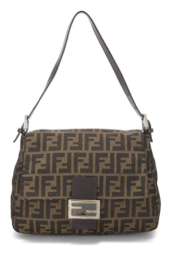 Fendi, Brown Zucca Canvas Mama, Brown