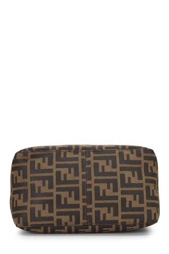 Fendi, Brown Zucca Canvas Shoulder Bag, Brown