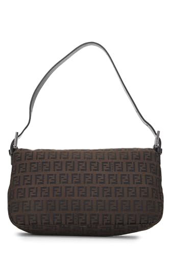 Fendi, Brown Zucchino Shoulder Bag Small, Brown