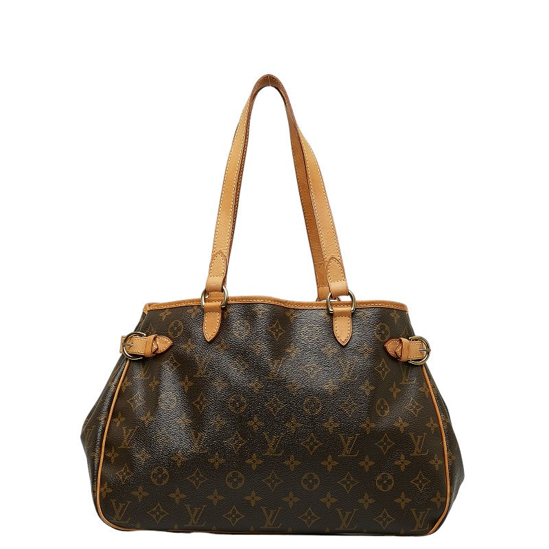 Louis Vuitton Monogram Battalion Horizontal Shoulder Bag M51154 Brown PVC Leather Louis Vuitton
