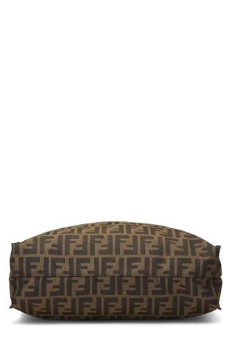 Fendi, Brown Zucca Canvas Vertical Tote Medium, Brown