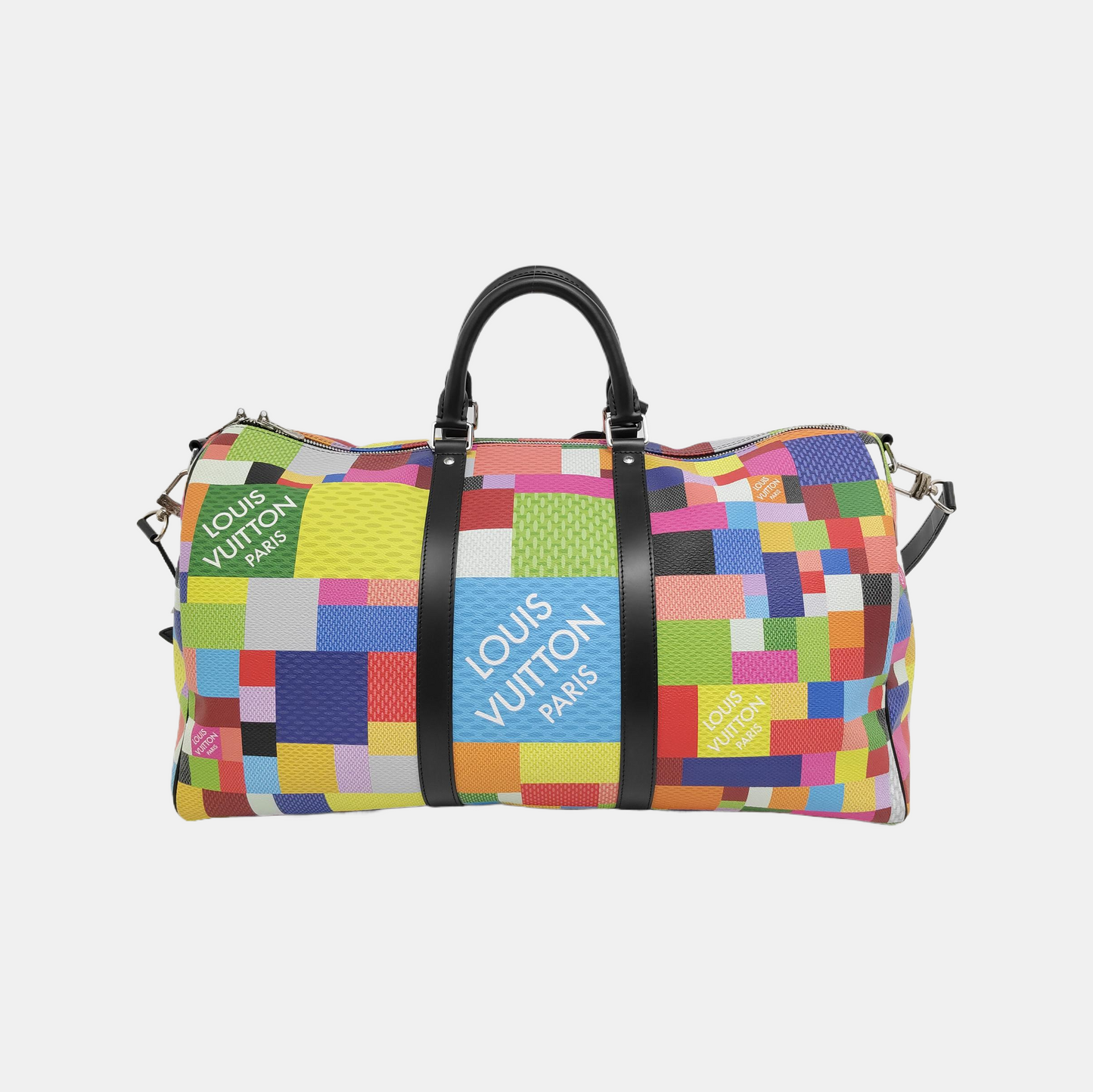 Luxury Women's Handbag | Louis Vuitton Keepall Bandouliere 50 Damier Graphite Multicolor