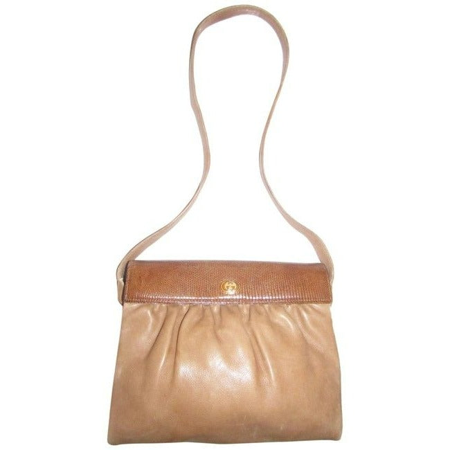 Gucci Envelope Leather Shoulder Bag