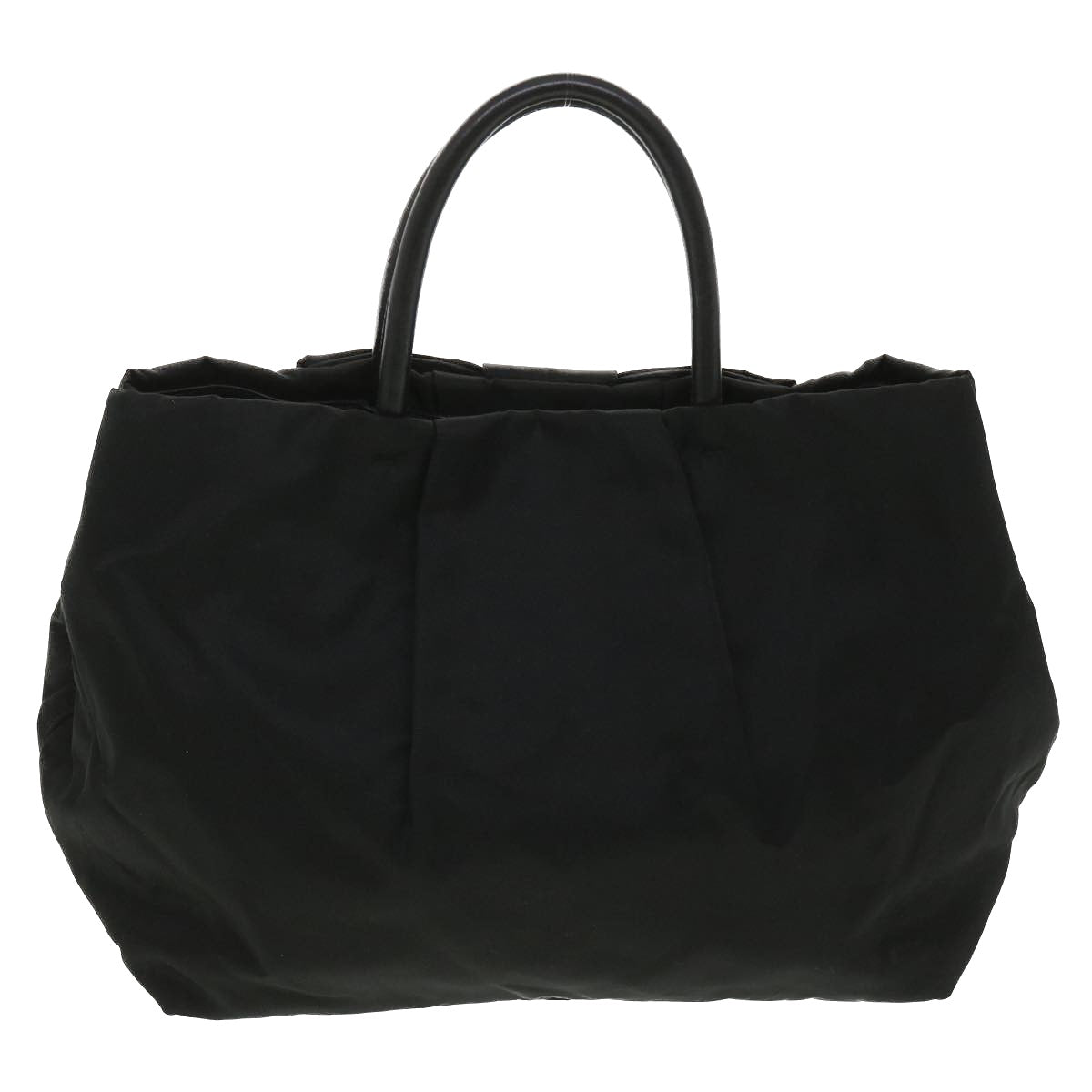 Prada Hand Bag Nylon Black