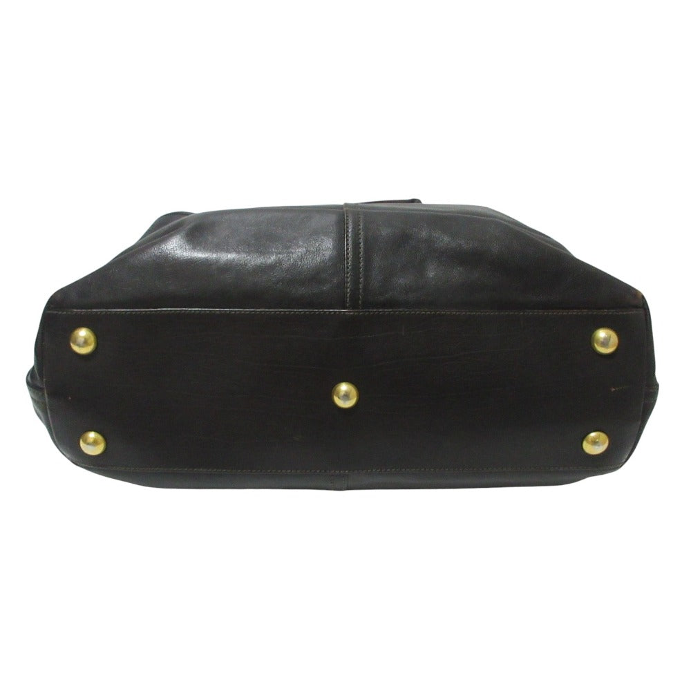 Saint Laurent Rive Gauche Leather Tote Bag