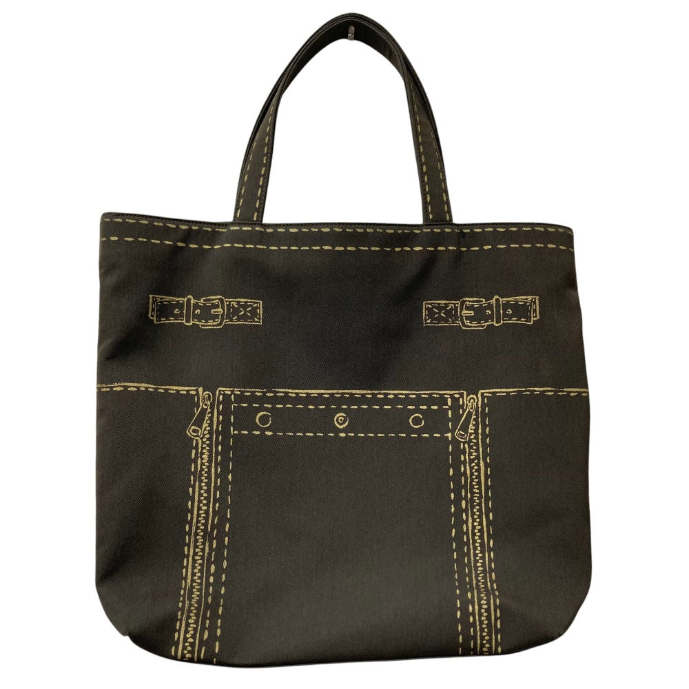 Saint Laurent Rive Gauche Canvas Tote Bag