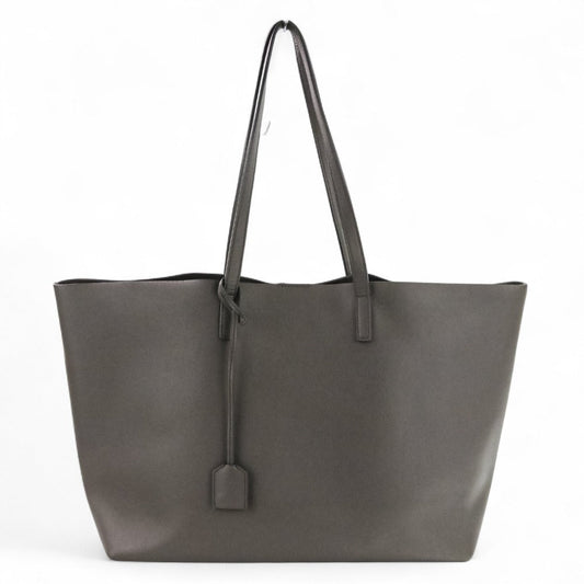 Saint Laurent Paris Leather Shopping Tote Bag