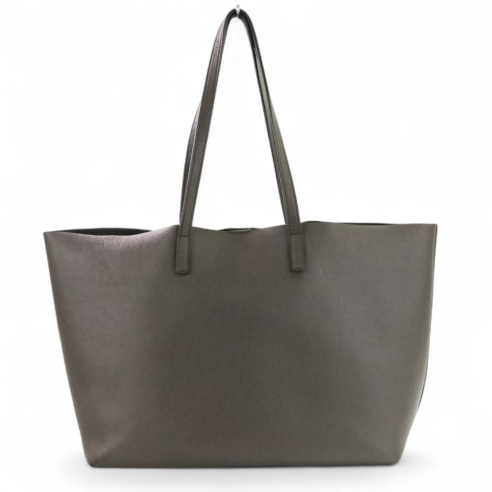 Saint Laurent Paris Leather Shopping Tote Bag