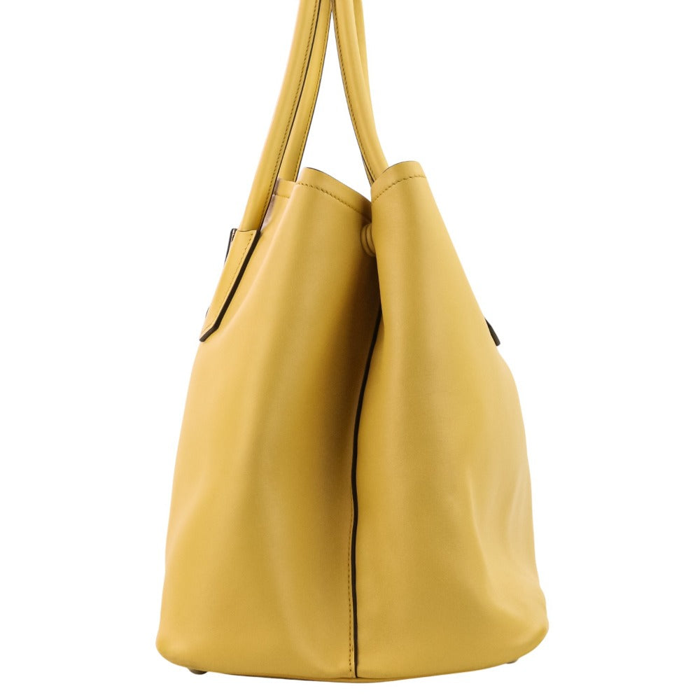 Prada CITYCALF Leather Tote Bag