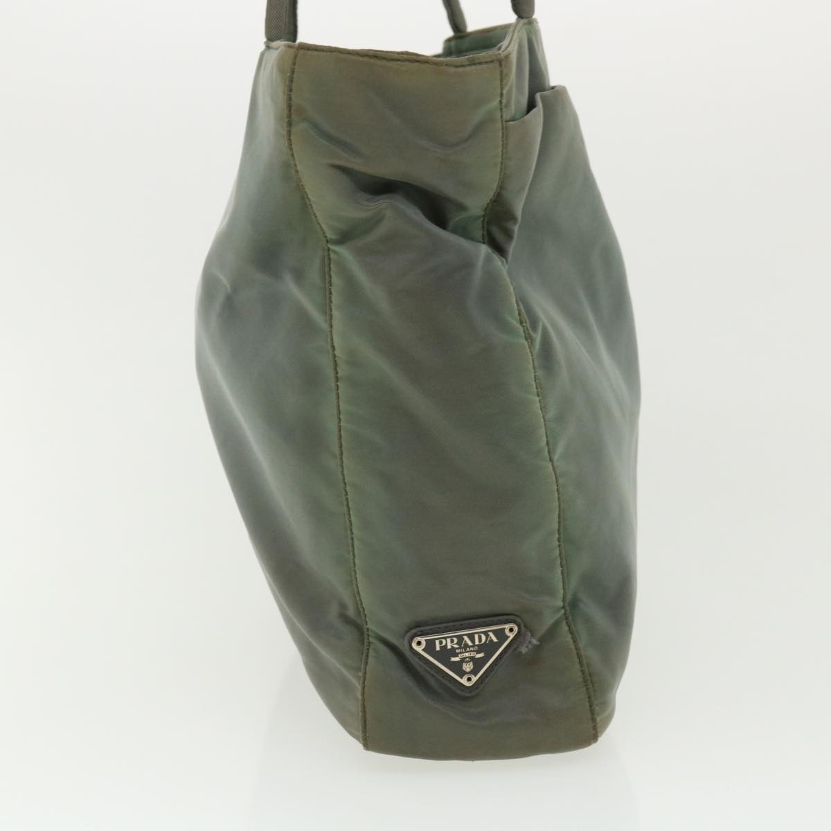 Prada Shoulder Bag Nylon Gray