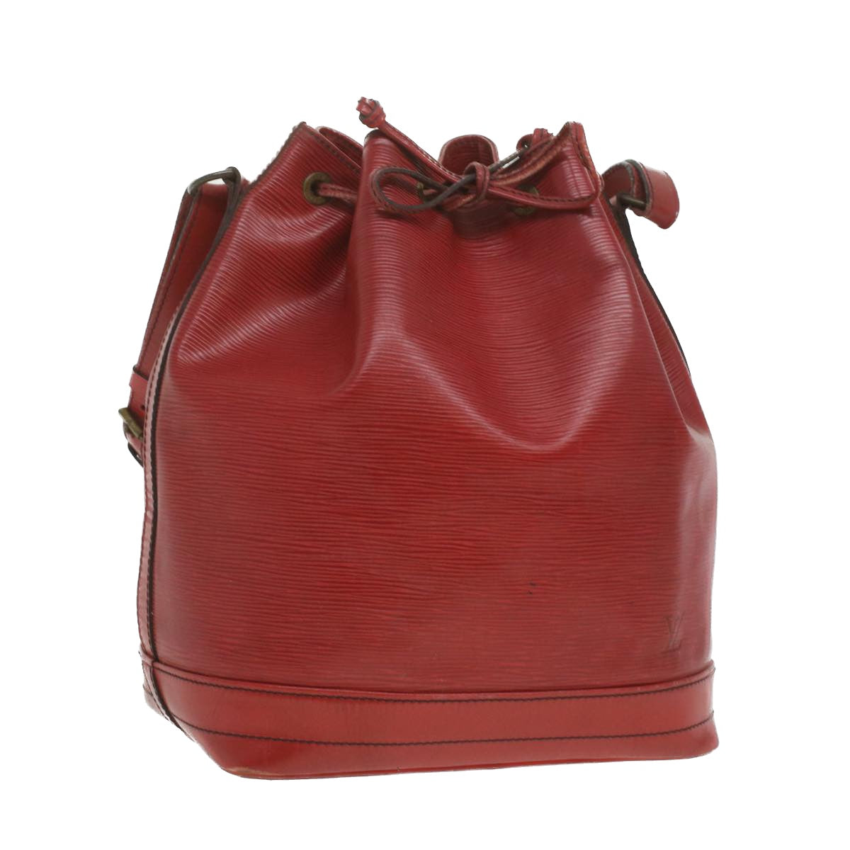 LOUIS VUITTON Epi Noe Shoulder Bag Red M44007 LV Auth 36004