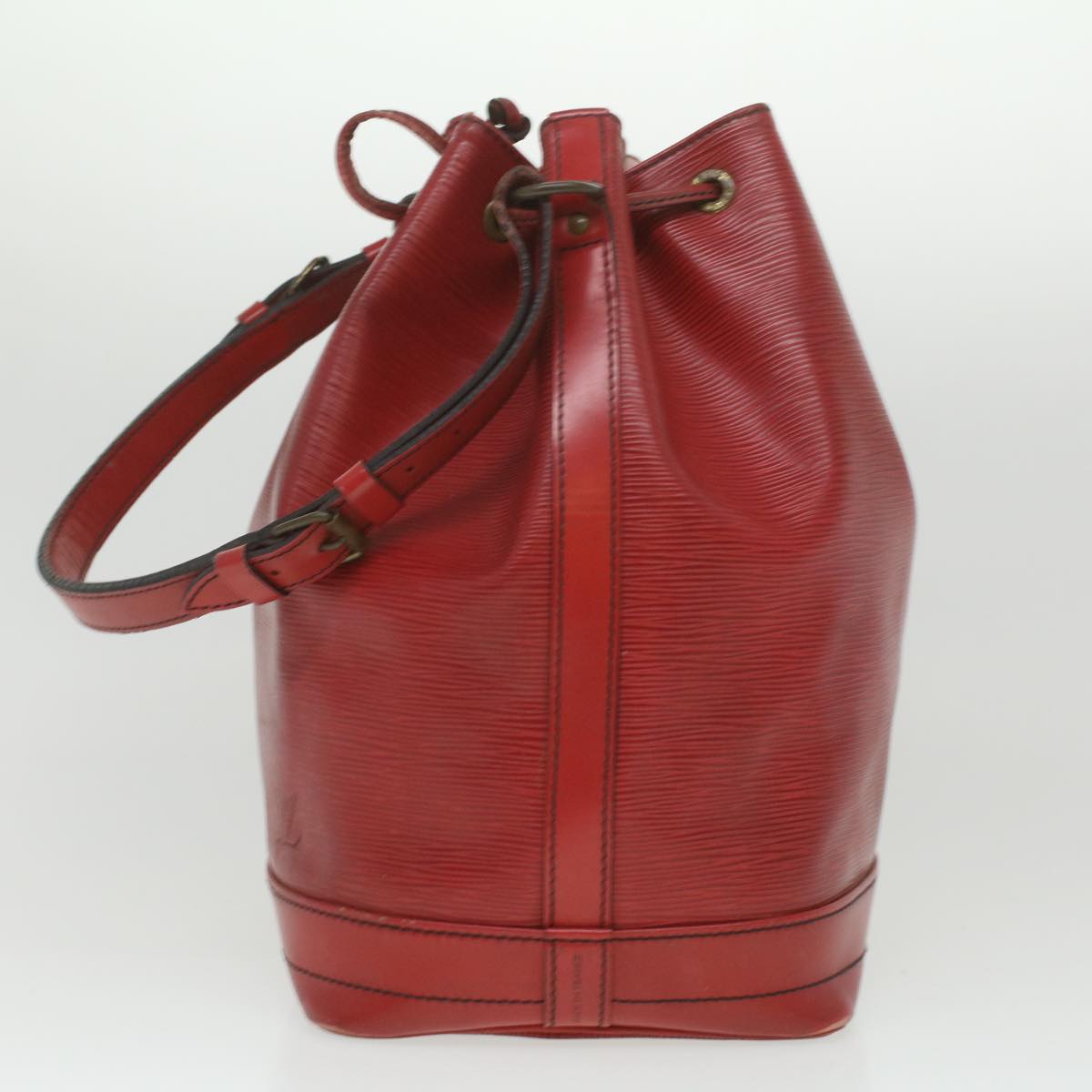 LOUIS VUITTON Epi Noe Shoulder Bag Red M44007 LV Auth 36004