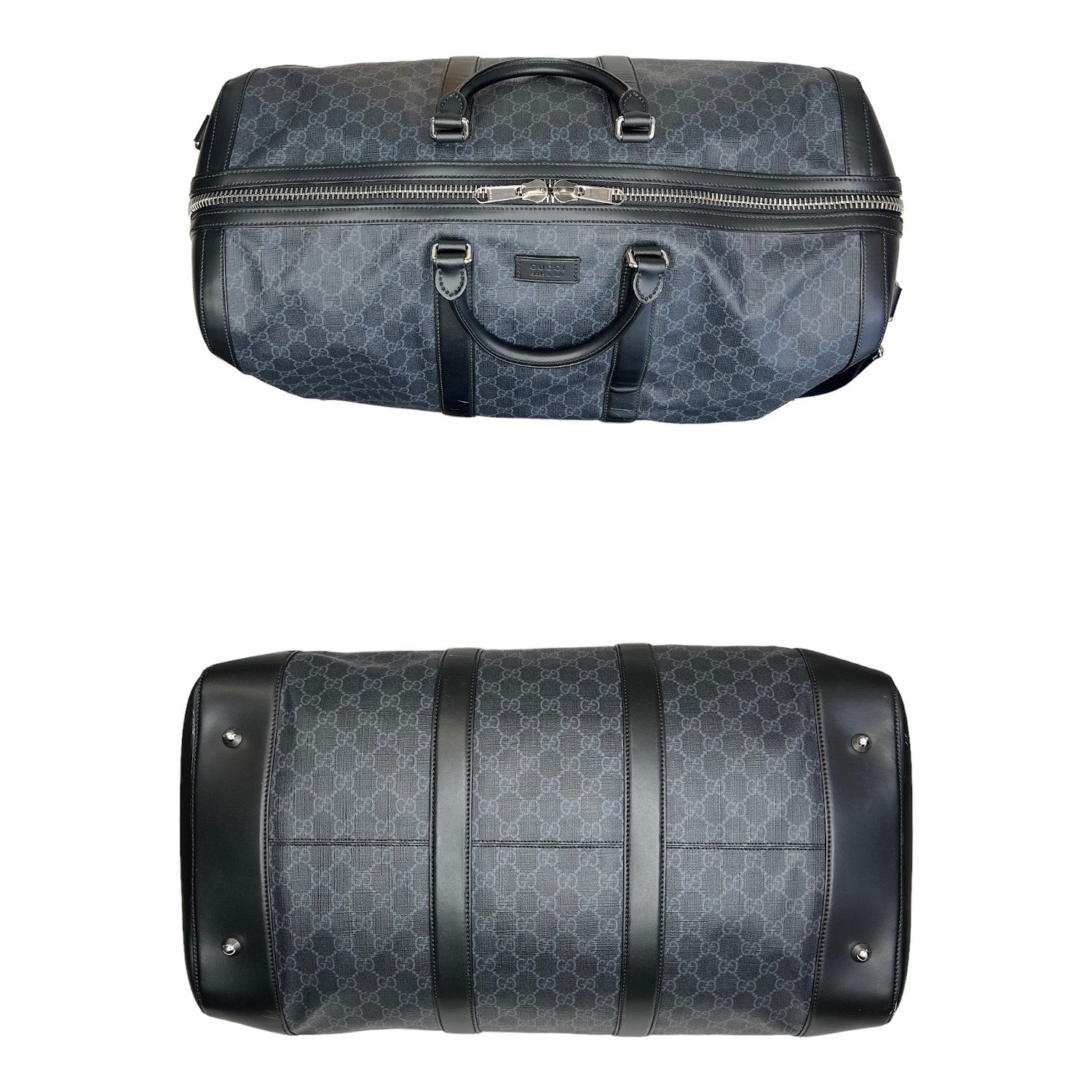 Gucci Leather Canvas Shoulder Bag