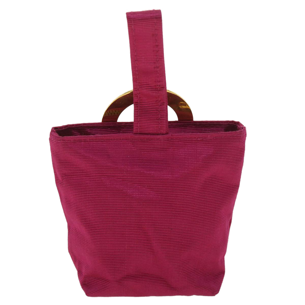 Luxury CELINE Logo Pouch Nylon Red Pink 36350