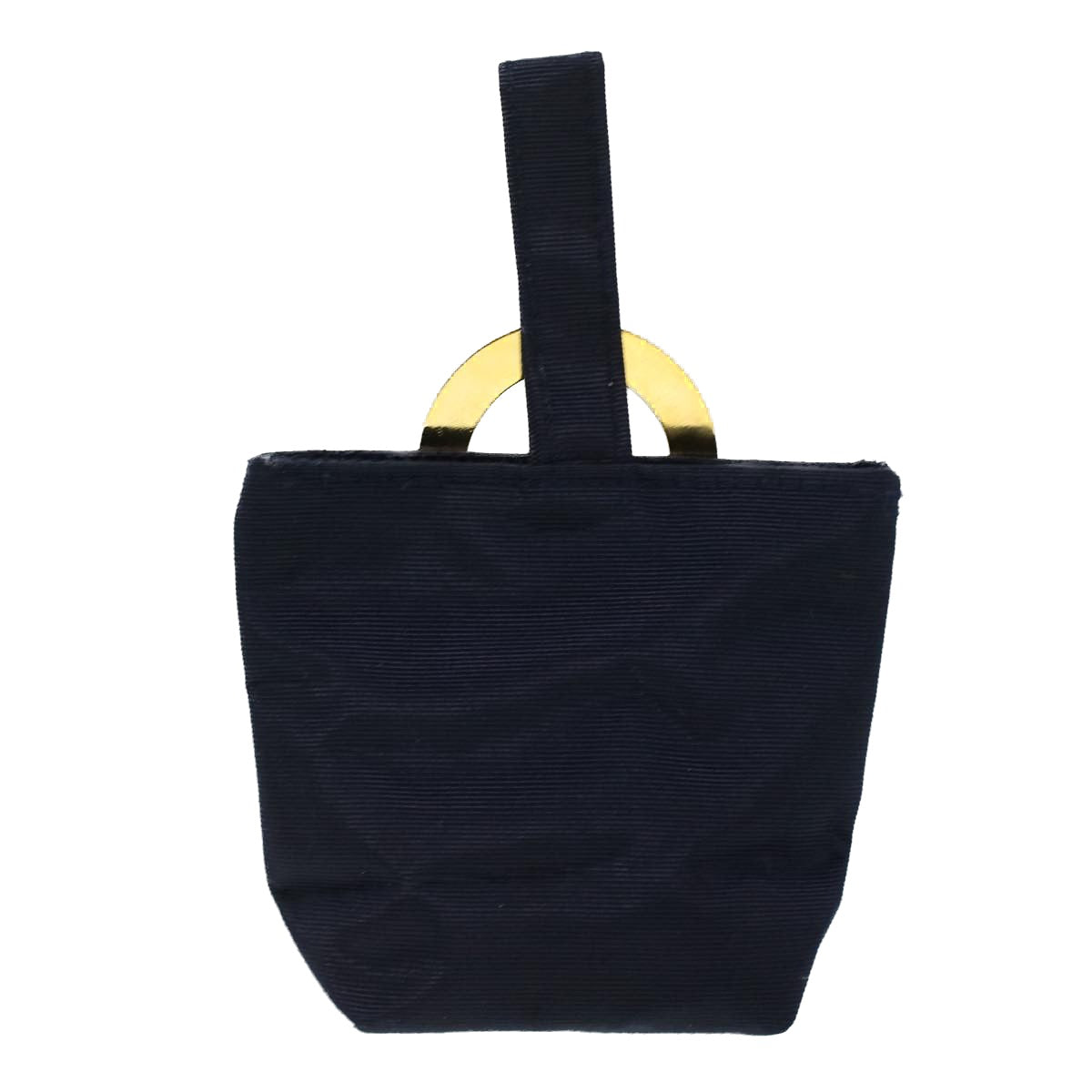 Luxury CELINE Logo Pouch Nylon Navy 36351