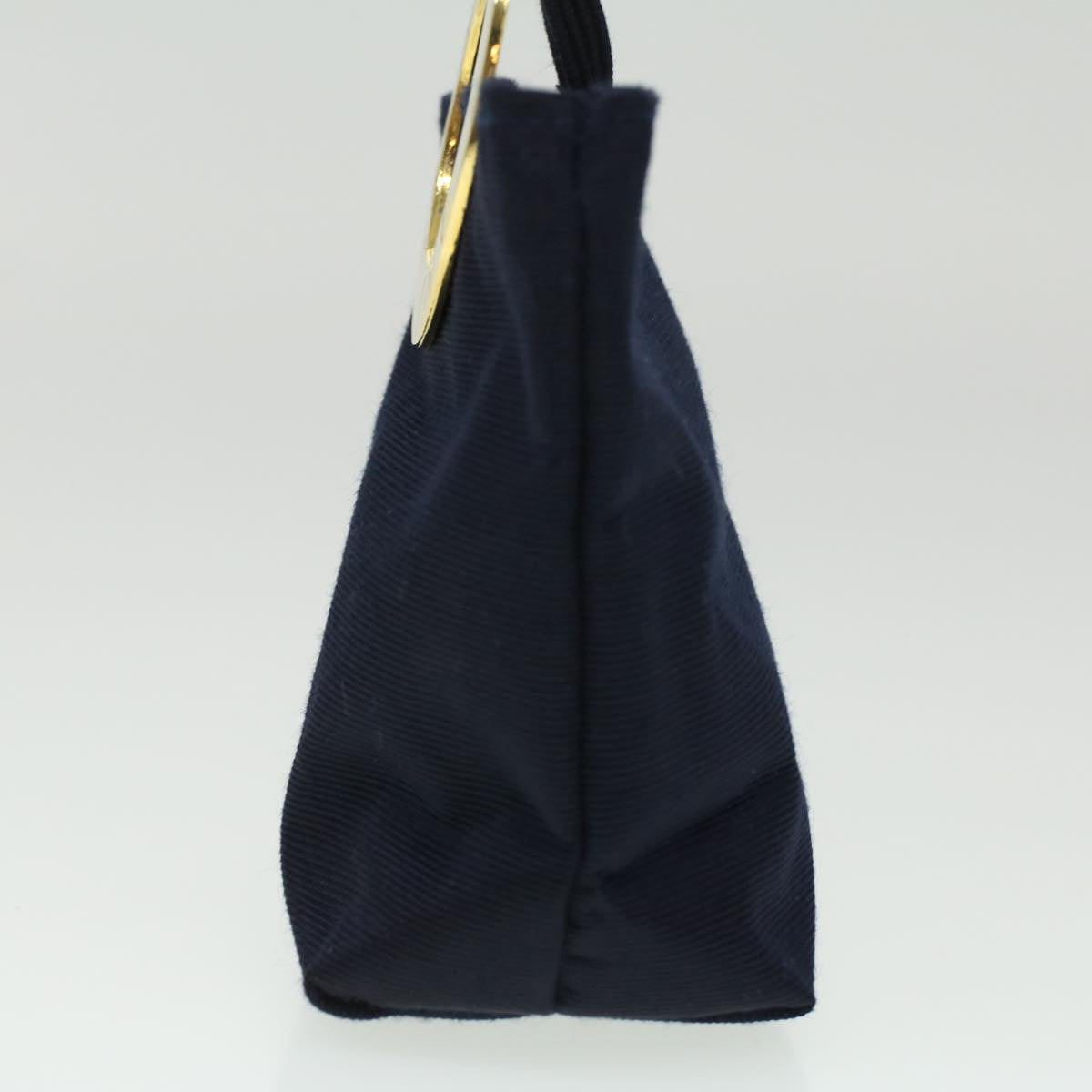 Luxury CELINE Logo Pouch Nylon Navy 36351