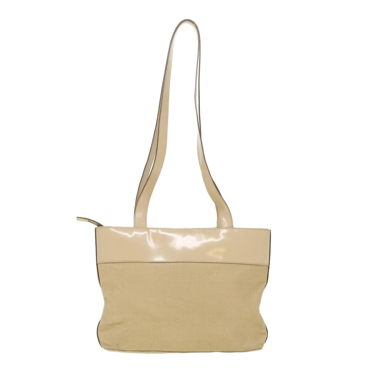 Luxury CELINE Shoulder Bag Enamel nylon Beige 36352