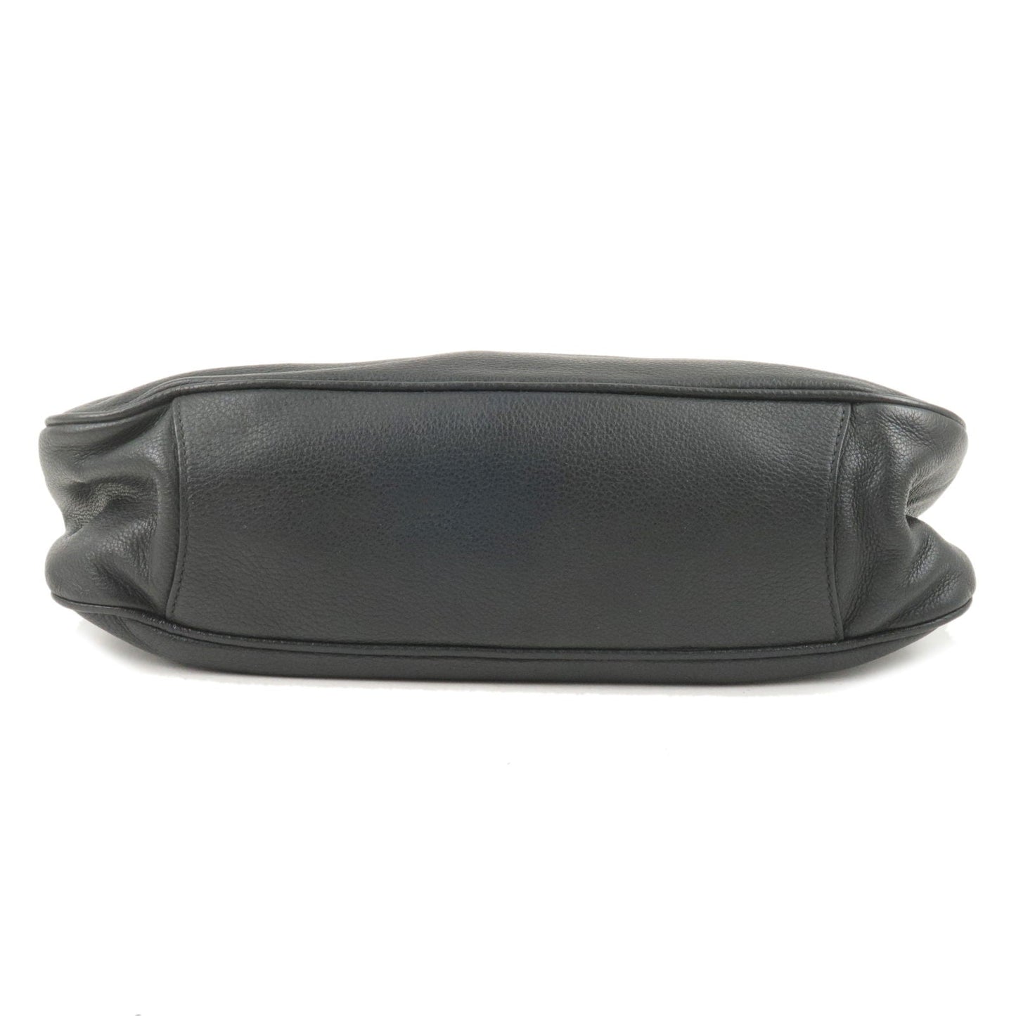 PRADA Vitello Phenix Leather Shoulder Bag NERO Black