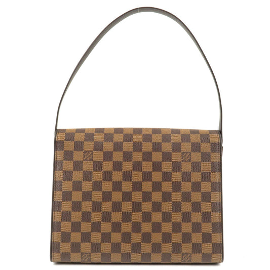 Louis Vuitton Damier Tribeca Carre Shoulder Bag Brown N51161
