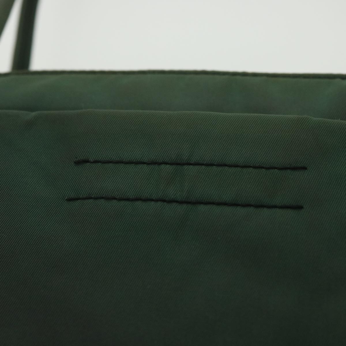 Prada Hand Bag Nylon Green