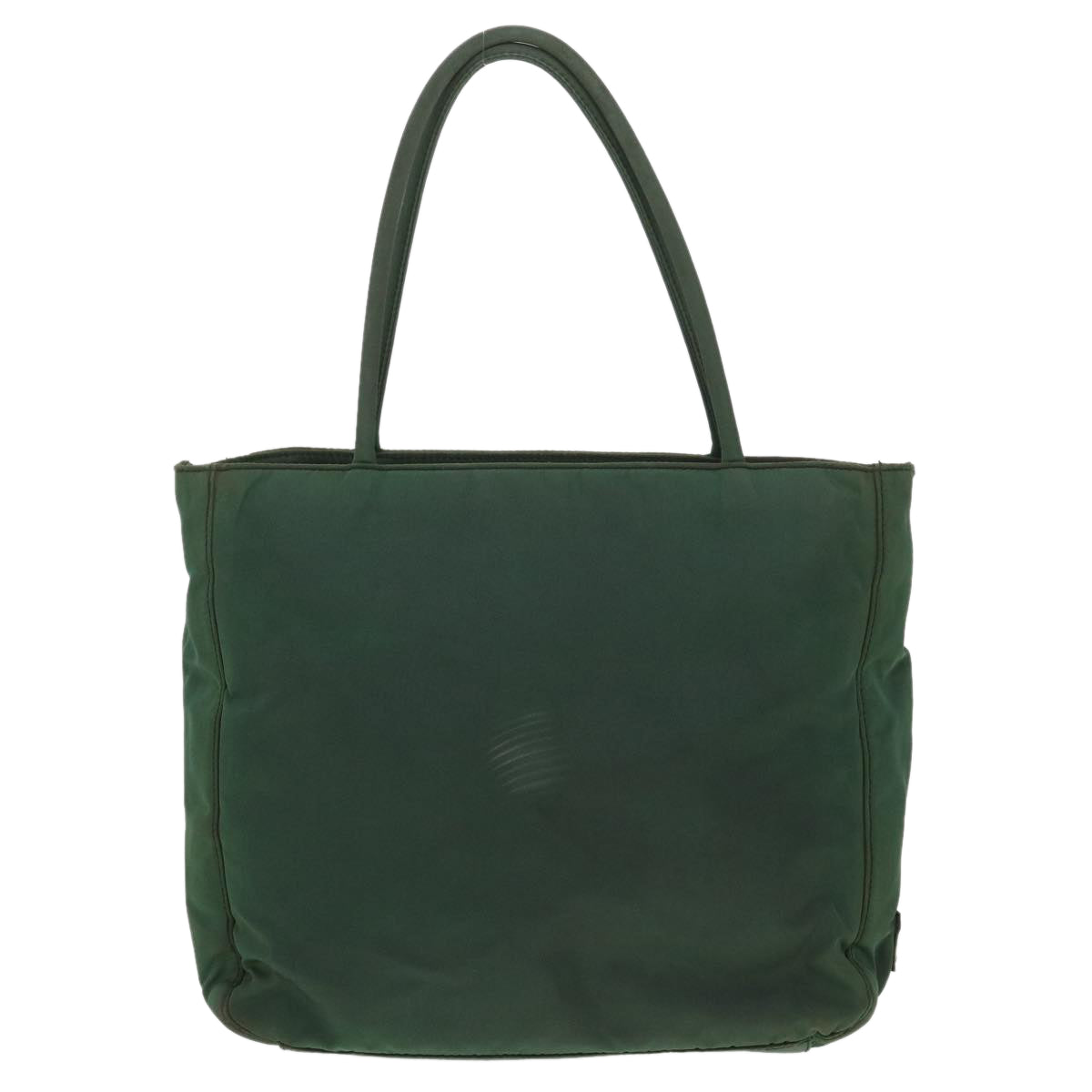 Prada Hand Bag Nylon Green