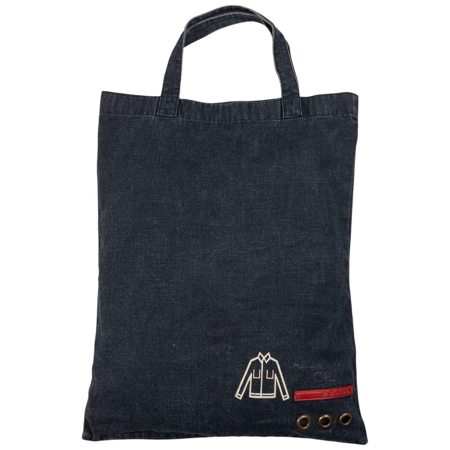 Prada Sport Denim Tote Bag