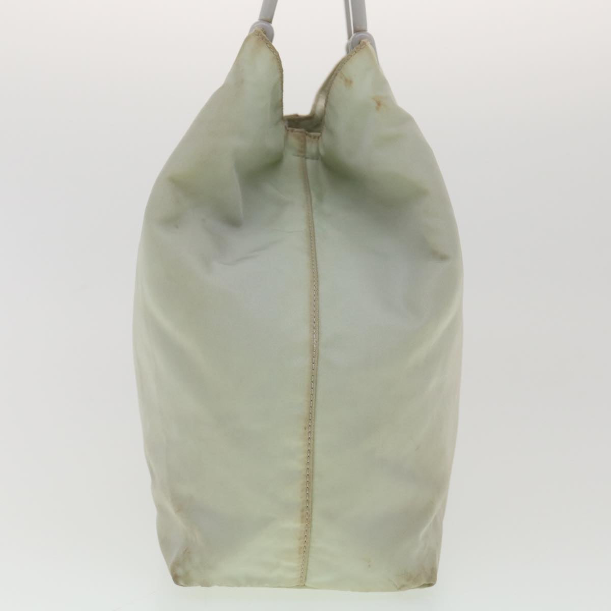 Prada Hand Bag Nylon Gray