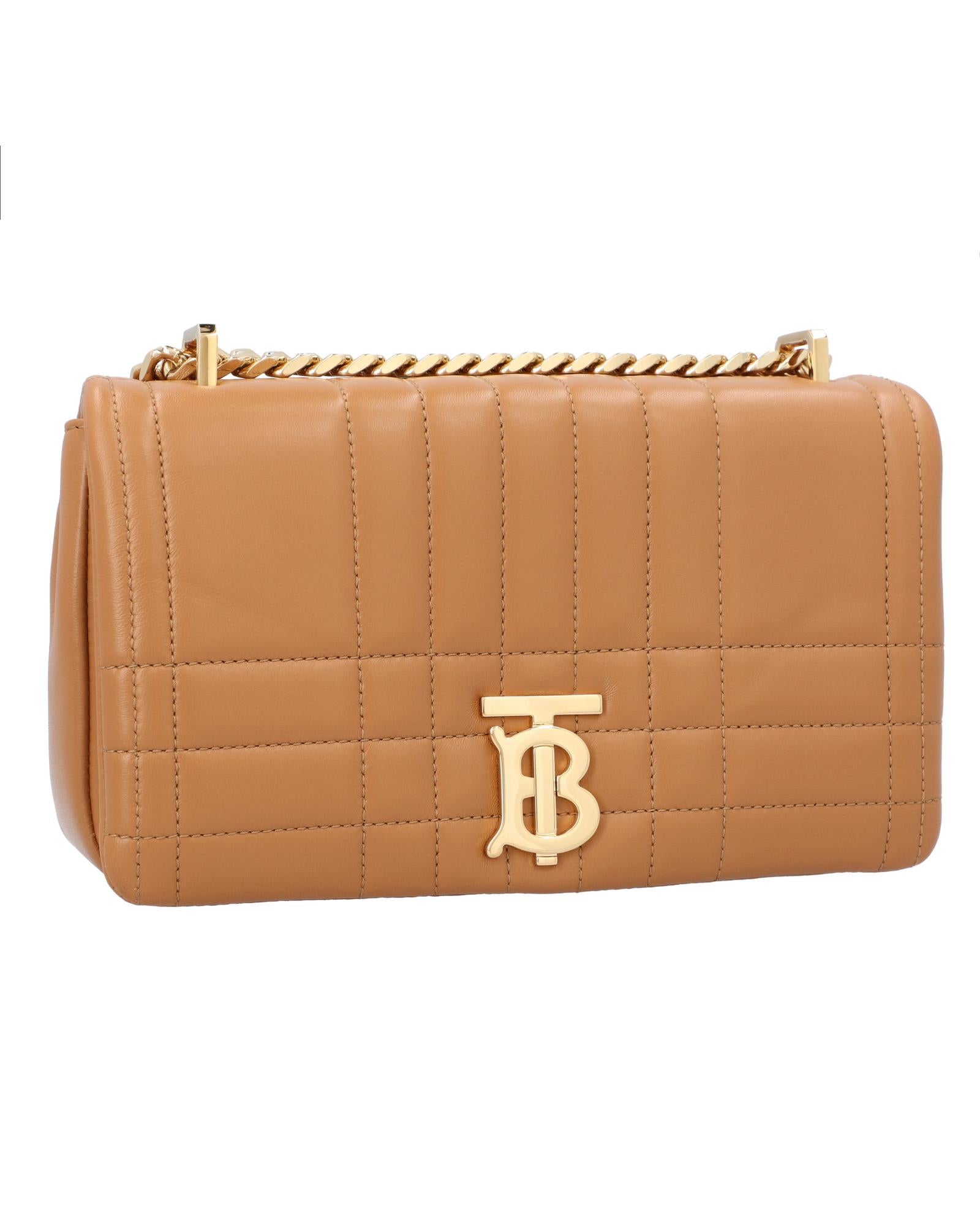 Burberry Quilted Leather Crossbody Bag Women Brown | Brown Shoulder Bags