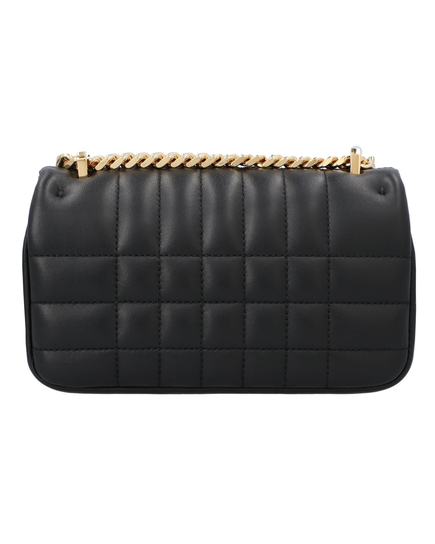 Burberry Lola Quilted Leather Chain Bag Women Black | Black Shoulder Bags