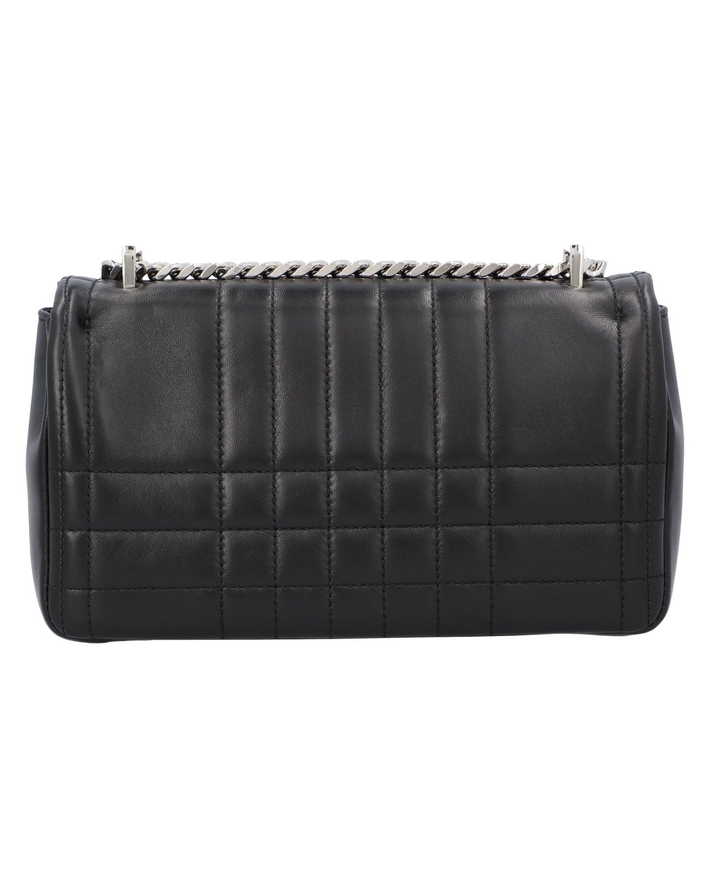 Burberry TB Bag Quilted Leather Shoulder Bag Women Black | Black