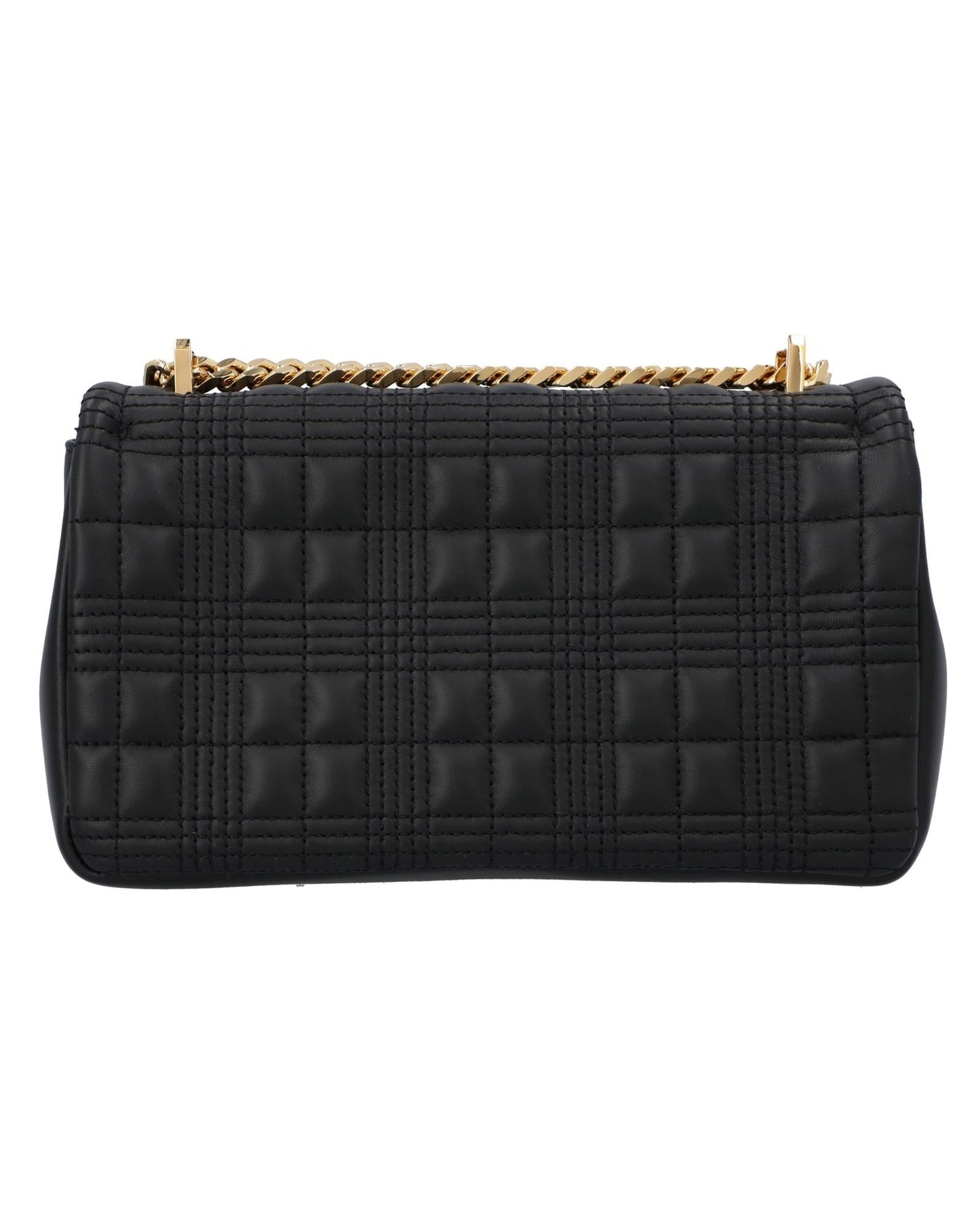 Burberry TB Quilted Leather Crossbody Women Black | Black Messenger Bags